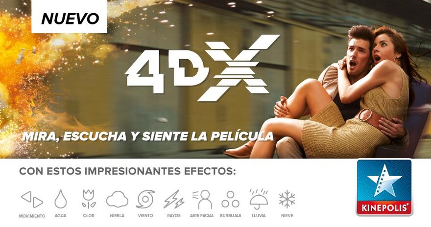 Descubre el cine en 4 dimensiones Descubre el cine en 4 dimensiones