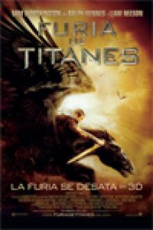 FURIA DE TITANES El poster de la !película